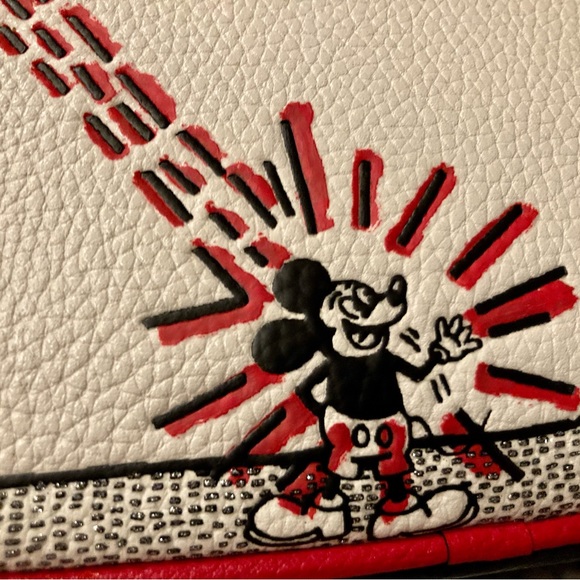 Coach X Disney Keith Haring Mickey Mouse UFO Camera Crossbody Bag NWT - Picture 7 of 16